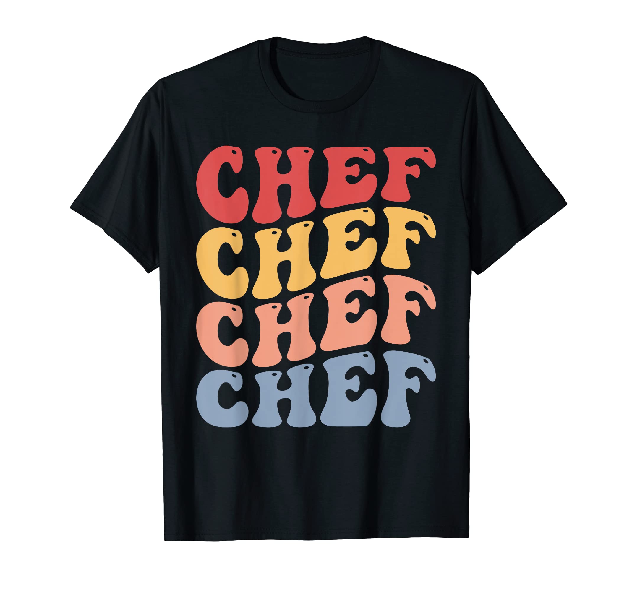Chef Cook Cooking Groovy T-Shirt