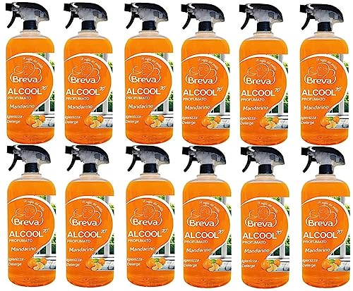 Alcohol (spray) 70° perfumado mandarina, 750 ml (12)