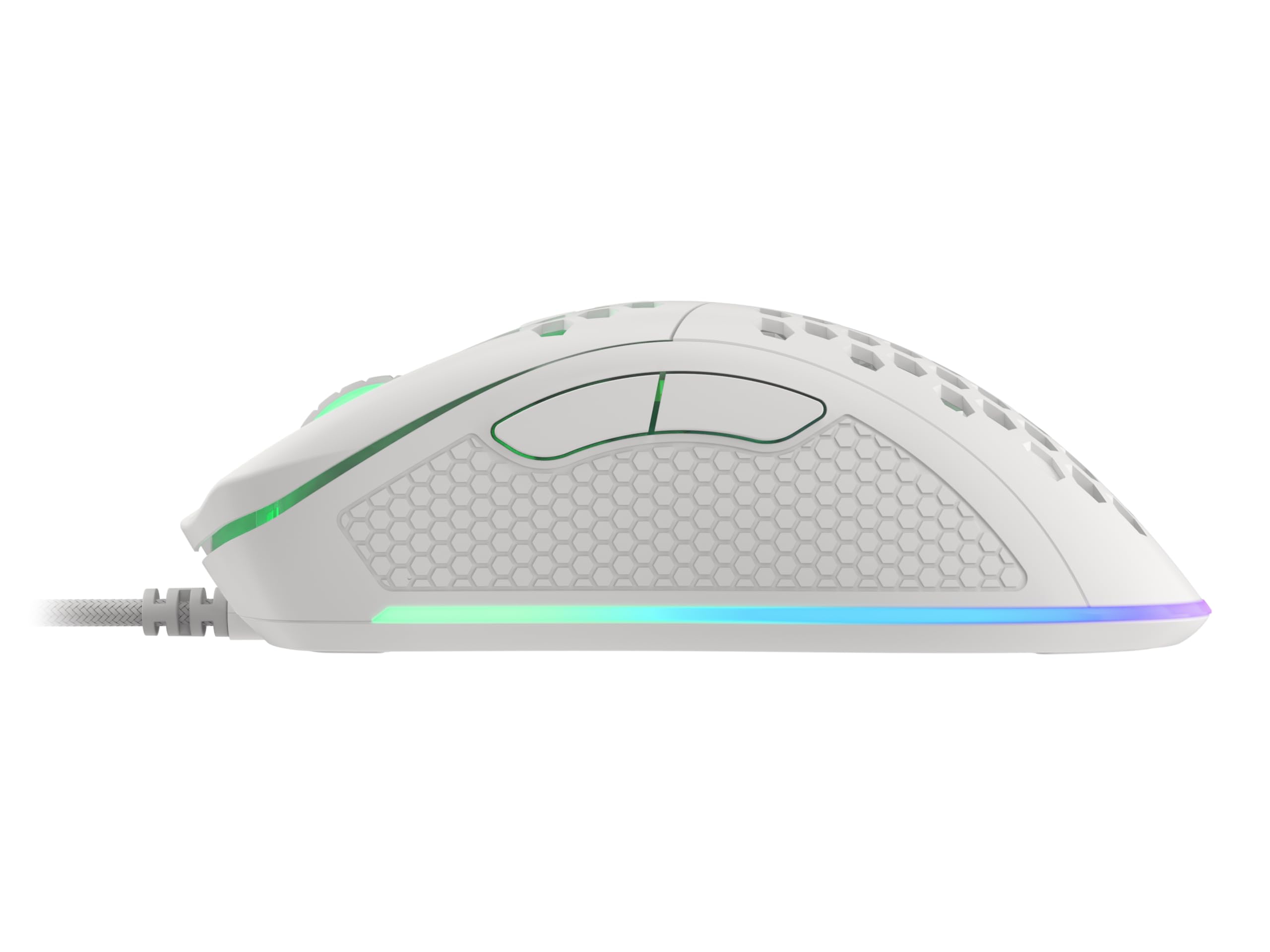 Genesis Raton Gaming Krypton 555 RGB 8000DPI Bianco