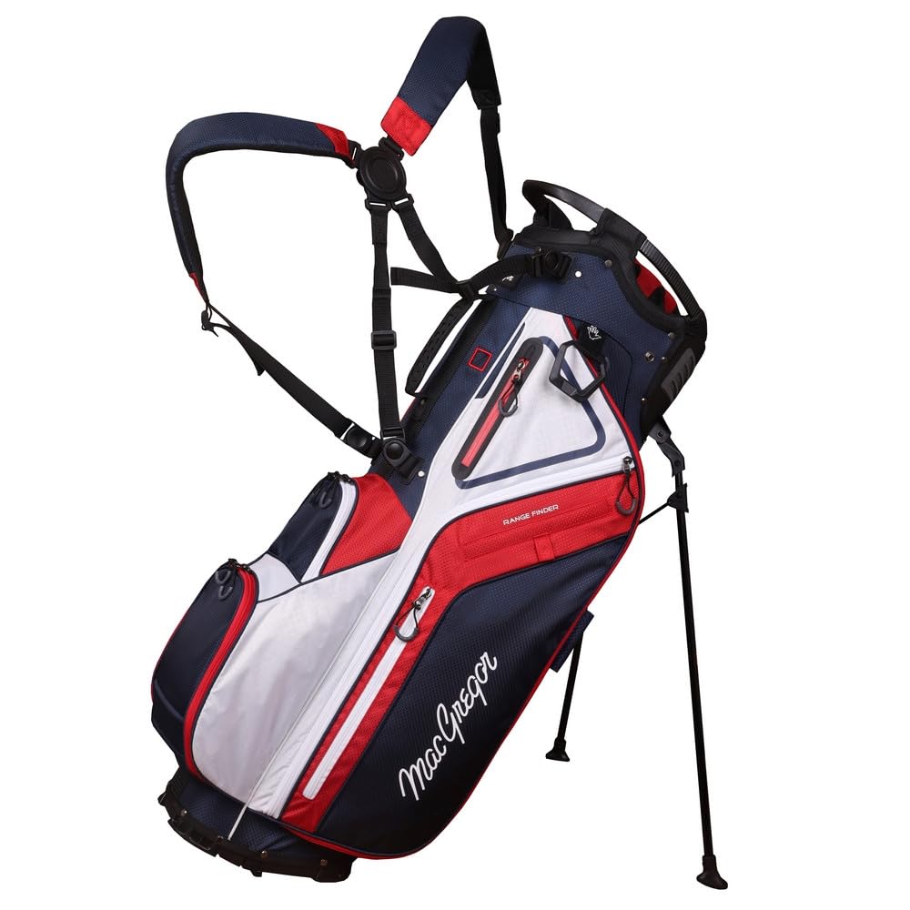 MacGregor Golf Tourney Hybrid Stand Carry Bag (Blue/White)