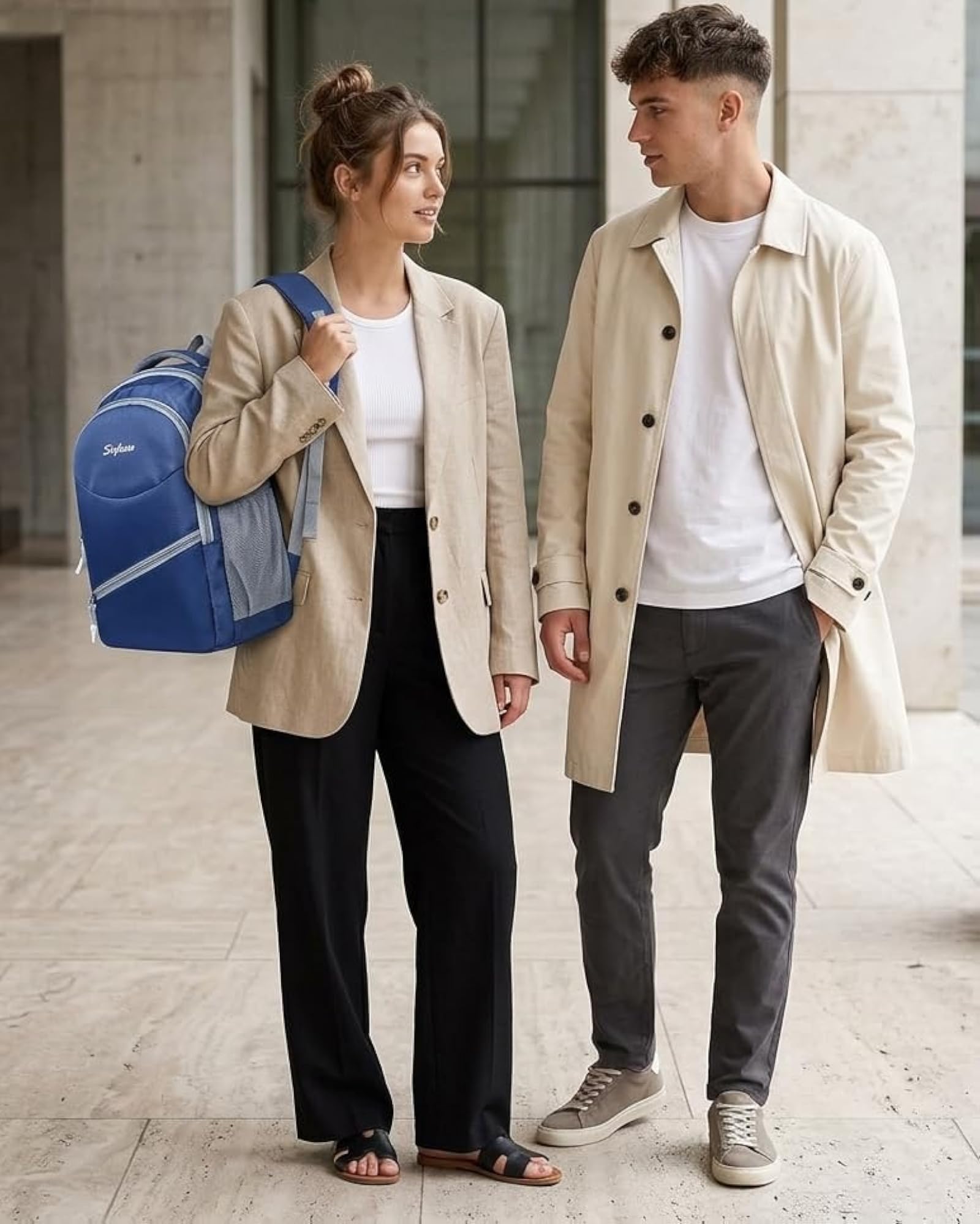 Unisex 24L Spacious Laptop Backpack for College and Office