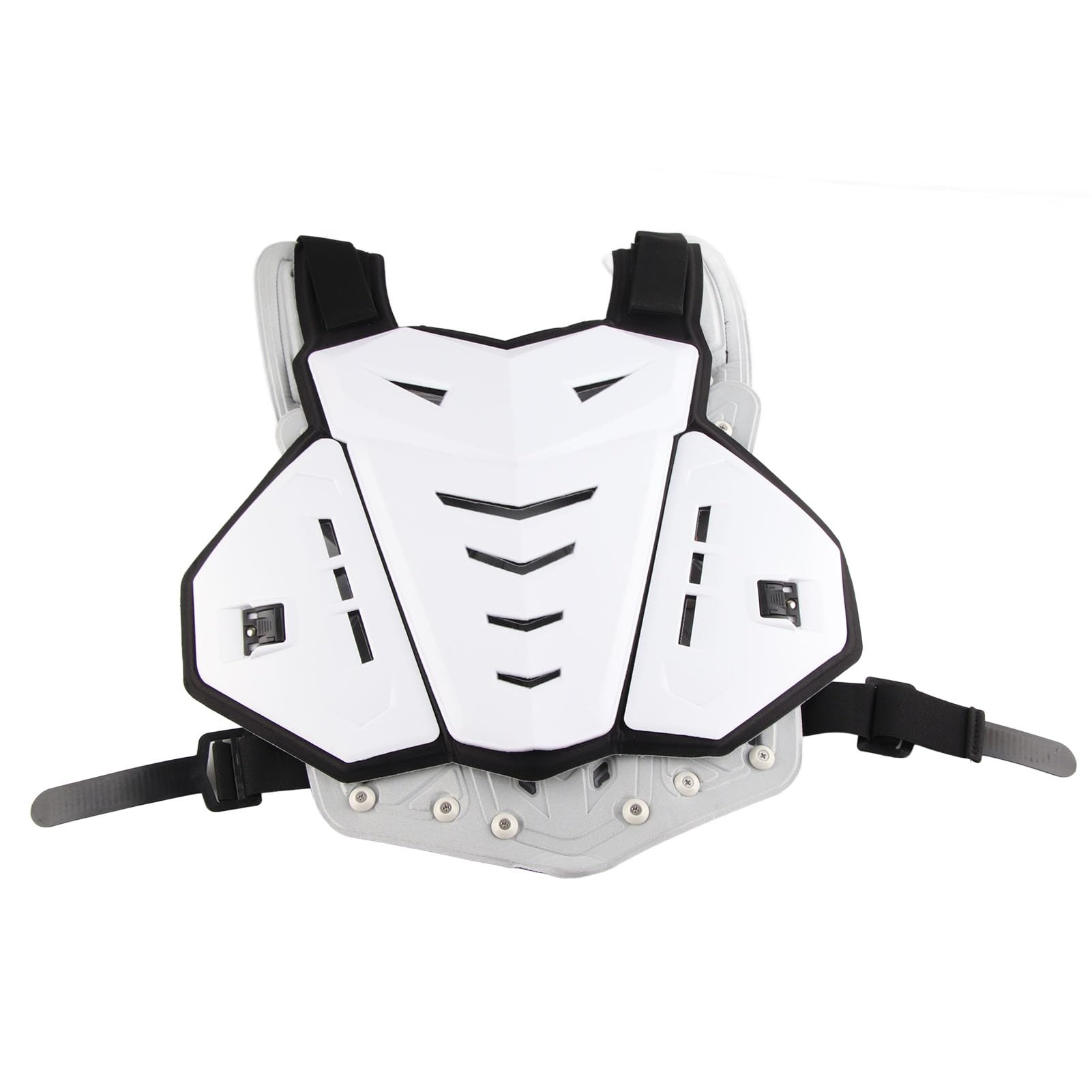 Chaleco de Motocicleta Armadura Resistente a los Golpes Diseño Libremente Ajustable para Ciclistas Adultos Material de Espuma Suave 47x40cm