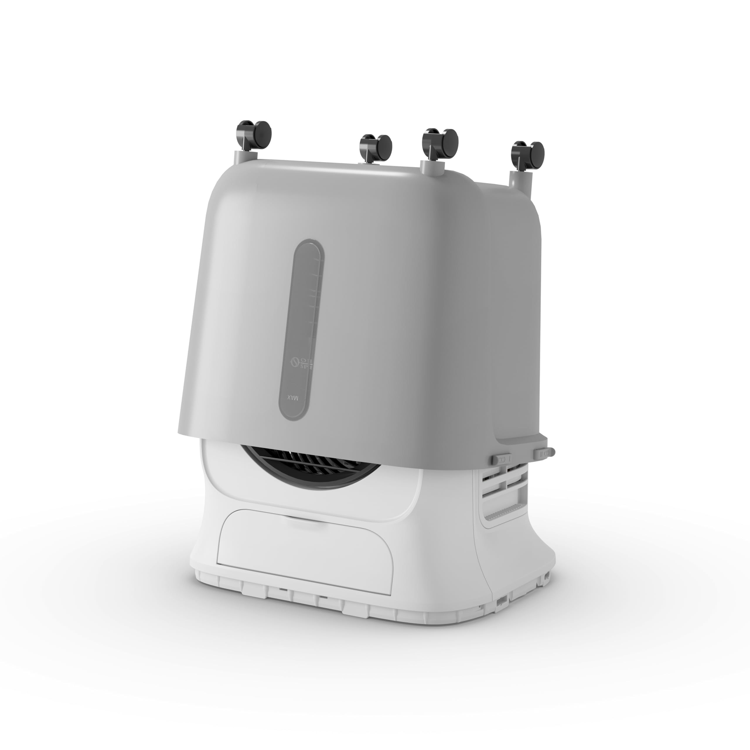 Olimpia Splendid, Peler 25 Wifi Raffrescatore Evaporativo, 25 Litri, Purificatore d'Aria con Pannello Evaporativo, Raffrescamento Potente, Ventilazione, Display Touchscreen,