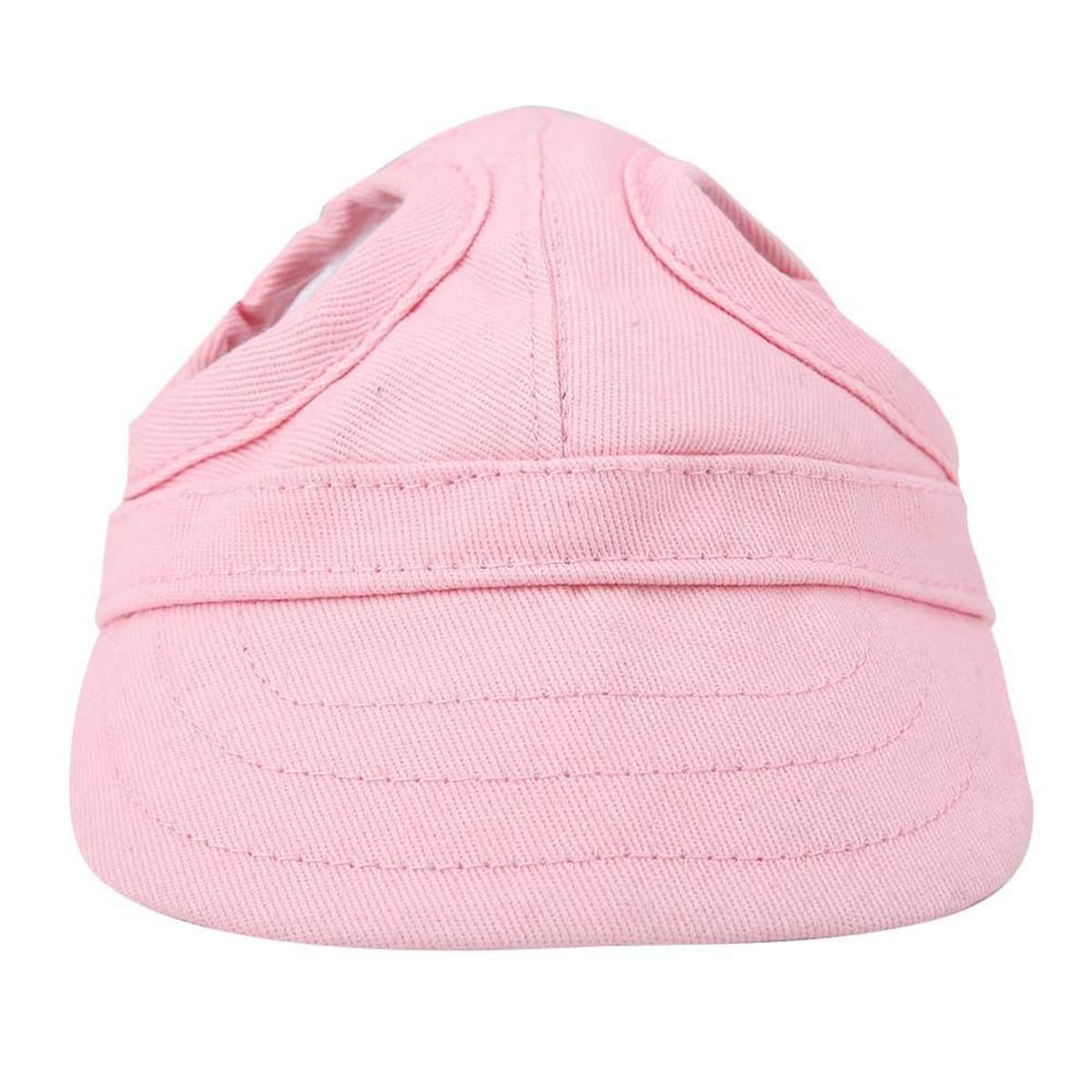 POFET Cappellini da Baseball alla Moda per Cani e Gatti con Cinturino Regolabile e Fori per Le Orecchie, Cappellino da Sole alla Moda per Animali Domestici, Cappello da Viaggio Estivo a Righe
