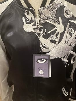 富江リバーシブルスカジャン Amazon.co.jp: XL(LL)伊藤潤二展 誘惑 リバーシブル スカジャン