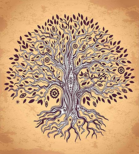 ABAKUHAUS Albero della Vita Set Copripiumino