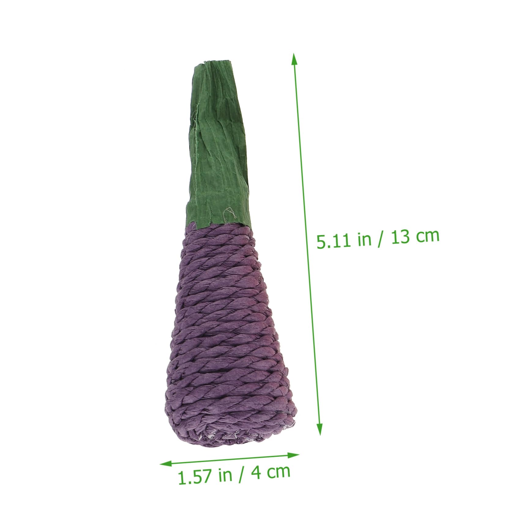 VANZACK 20pièces Jouets à Mâcher Loofah pour Petits Animaux Fournitures pour Hamster Et Lapin Jouets De Détente pour Rongeurs Carotte Maïs Radis