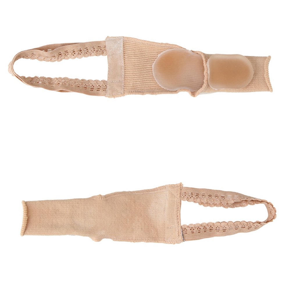 4 Pieces Hallux Valgus Correction by Pedimend - Orthotics Big Toe Straightener Belt - Silicone Gel Bunion Splint - Smoothing Bent Toes - Big Foot Alignment - UNISEX - Foot Care
