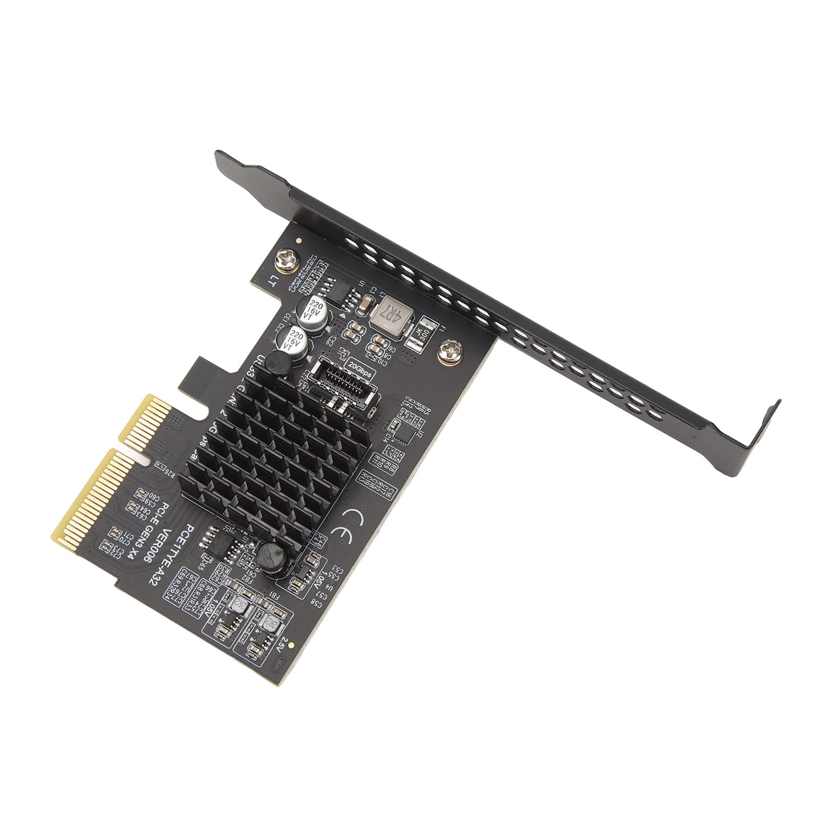Scheda di Espansione USB 3.2 Gen 2 Scheda PCIe a USB 3. Ad Alta velocità da 20 Gbps per Desktop e Laptop con Chip di Controllo ASMedia ASM3242