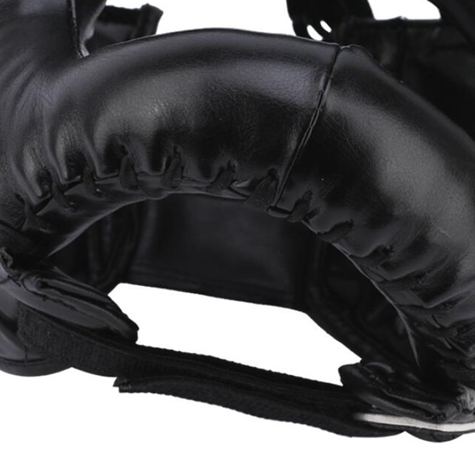 Casco de Kickboxing Protector Cefálico con Visión Clara Acolchado Suave
