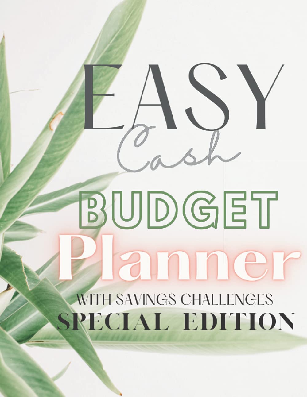 Easy Cash Budget Planner with Savings Challenges SPECIAL EDITION
