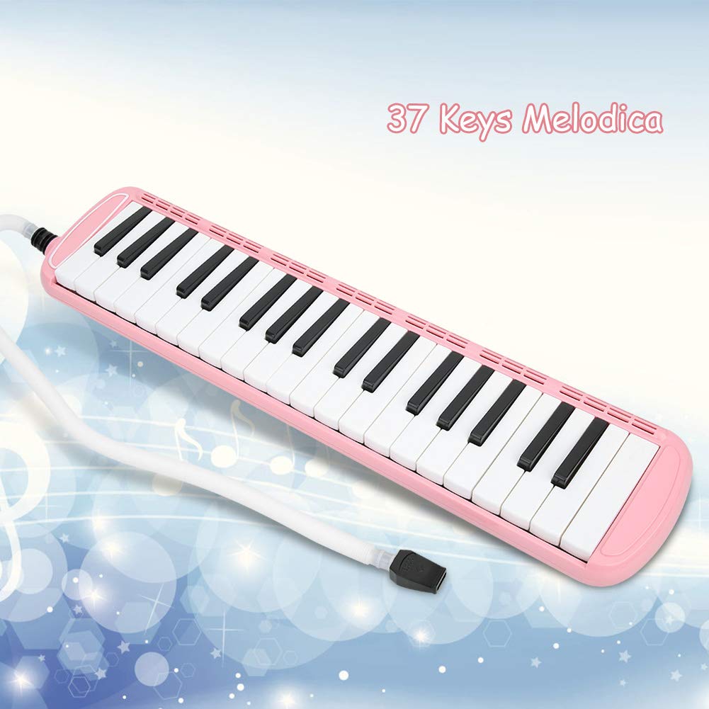 Mélodica 37 Touches Avec Sac Et Embouts - Instrument à Vent Pour Débutants - Enfants Et Adultes - Couleurs Disponibles