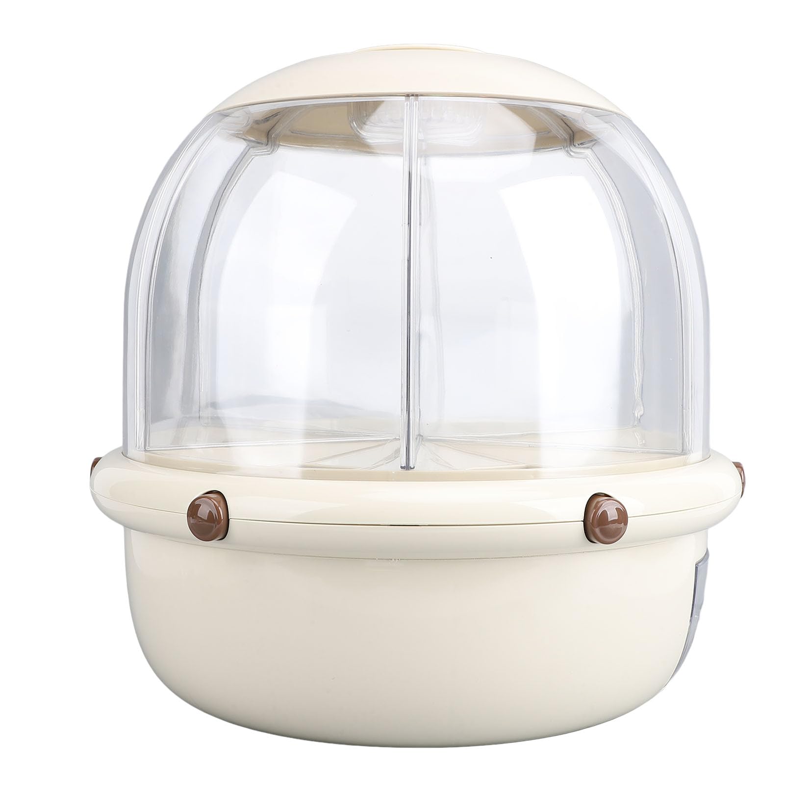 Focket Dispenser per Cereali, Dispenser per Riso a Doppio Strato con 6 Scomparti con Rotazione di 360 Gradi, per Alimenti con Uscita con un per l'organizzazione del Bancone della per la Conservazione