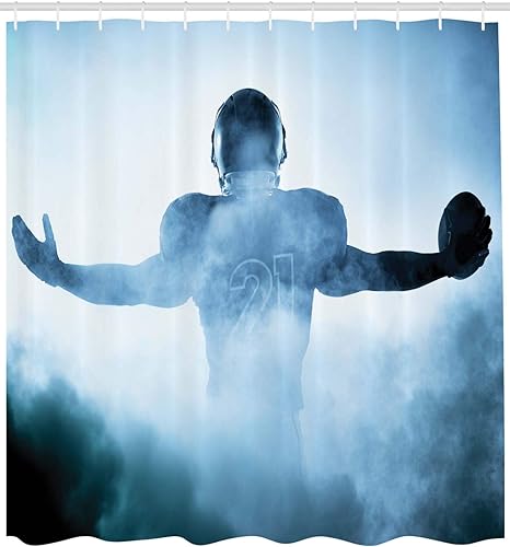 Vista 157 de Ambesonne, cortina de ducha cuatro estaciones