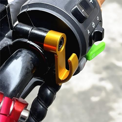Miniatura 5 de Ganchos de montaje para motocicleta, accesorios modificados, ganchos sin perforar, ganchos de almacenamiento de aleación de aluminio, estante para