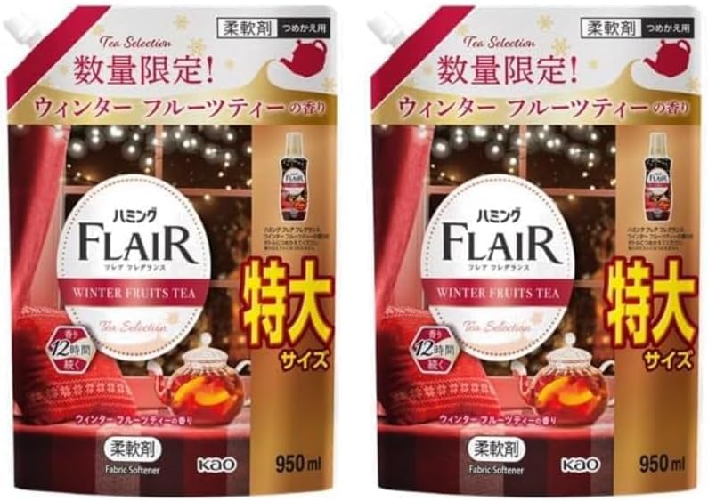 限定商品フレアフレグランス　ウィンターフルーツティーの香り　詰替950ml×22 Amazon | 花王 ハミング フレアフレグランス ウィンターフルーツティー