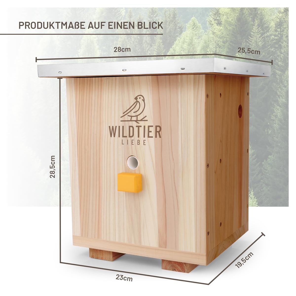 wildtier liebe Großes Hummelhaus Natur, geschraubtes Massivholz, Set - Nistmaterial, Hummelhotel, Insektenhotel, Hummelkasten, Hummeln, Bienenhaus, Hummelnest, Hummelkiste