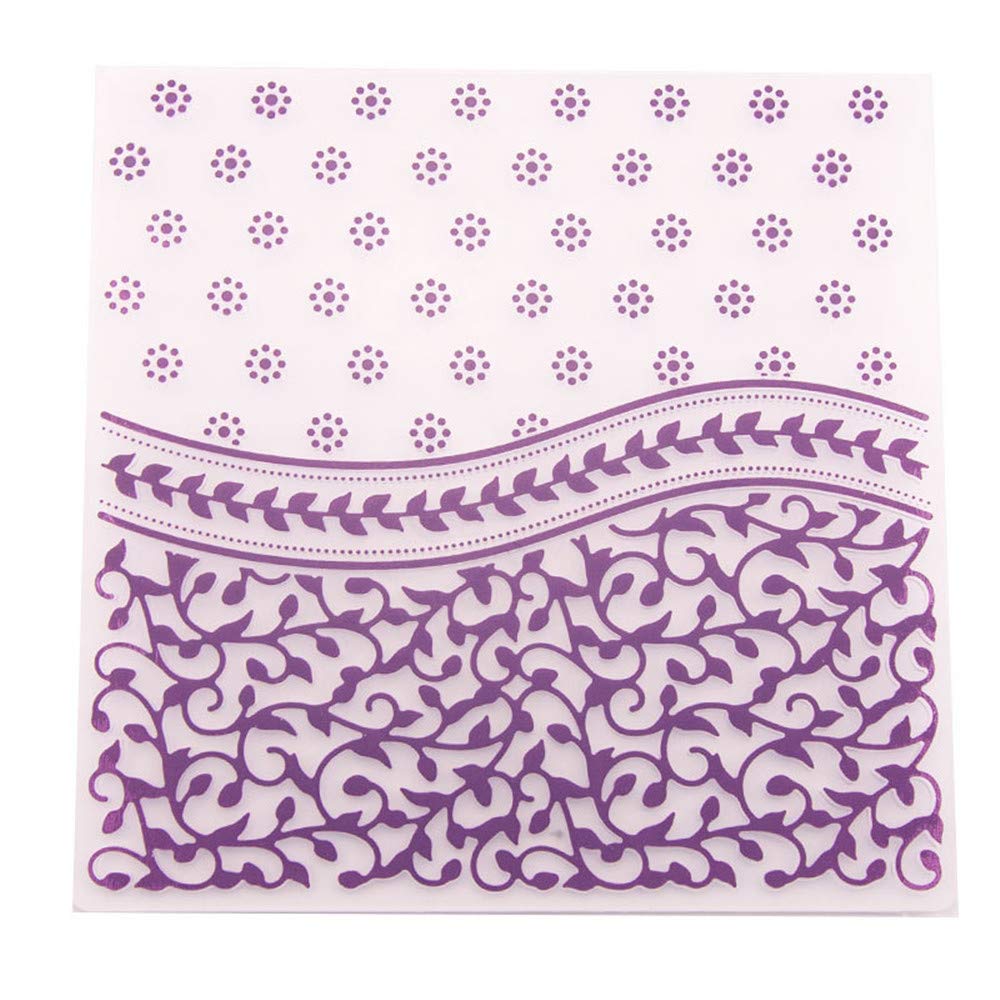 10 Cartelle Per Goffratura In Plastica - Stencil Per Scrapbooking E Fai Da Te