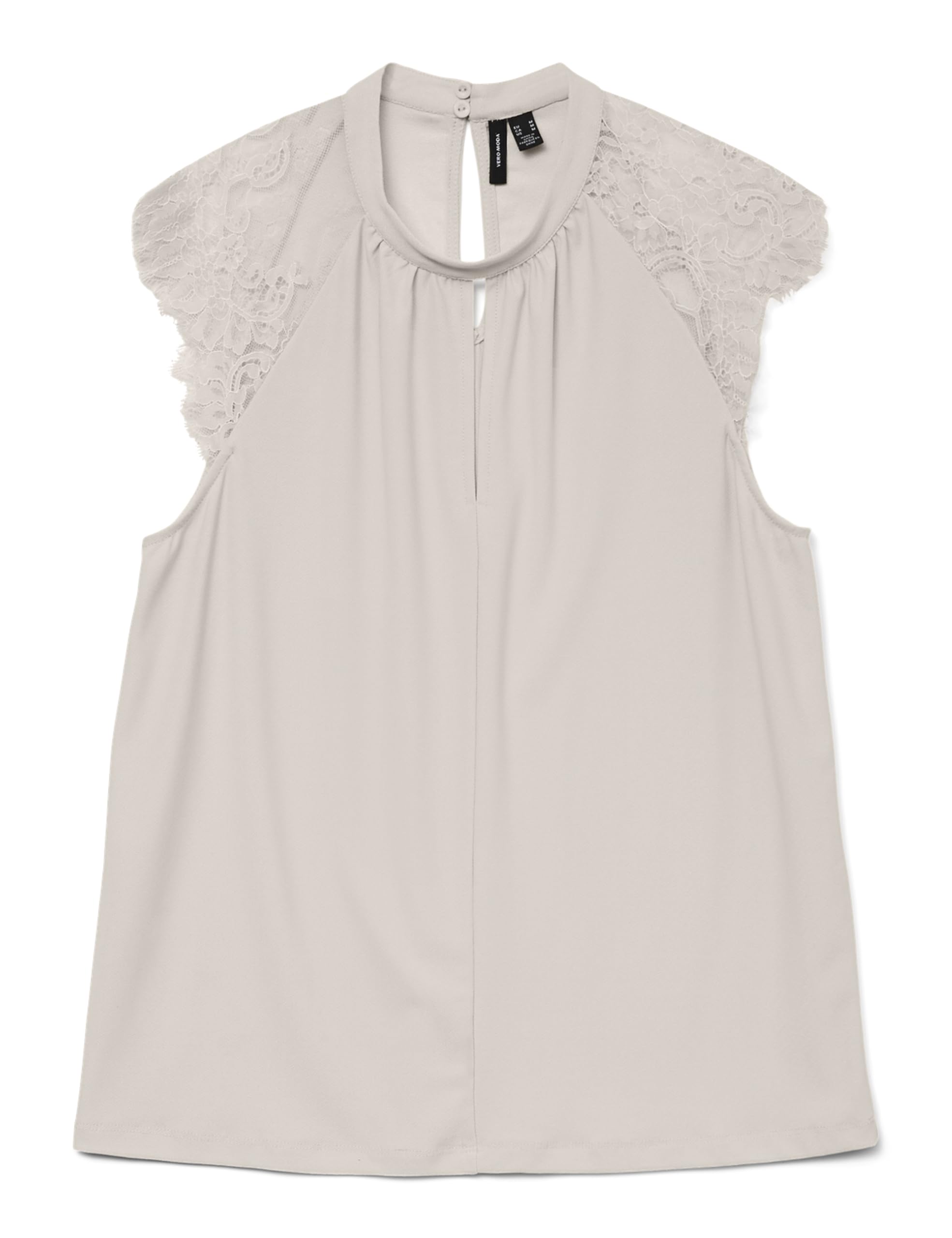 VERO MODA Vmmilla Sl Lace Tee Noos