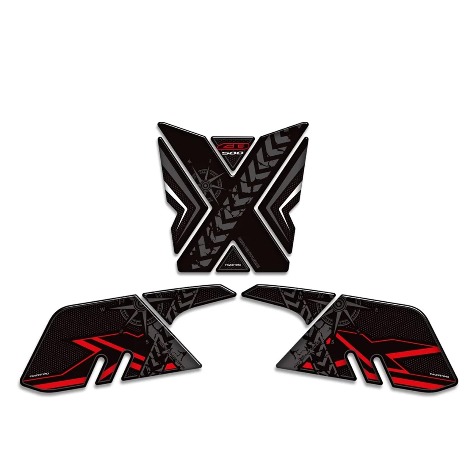 Decoration for Honda CB400X CB500X CB 400 500 CB400 CB500 X Decals Fuel Tank Pad Knee Protector Stickers(500)