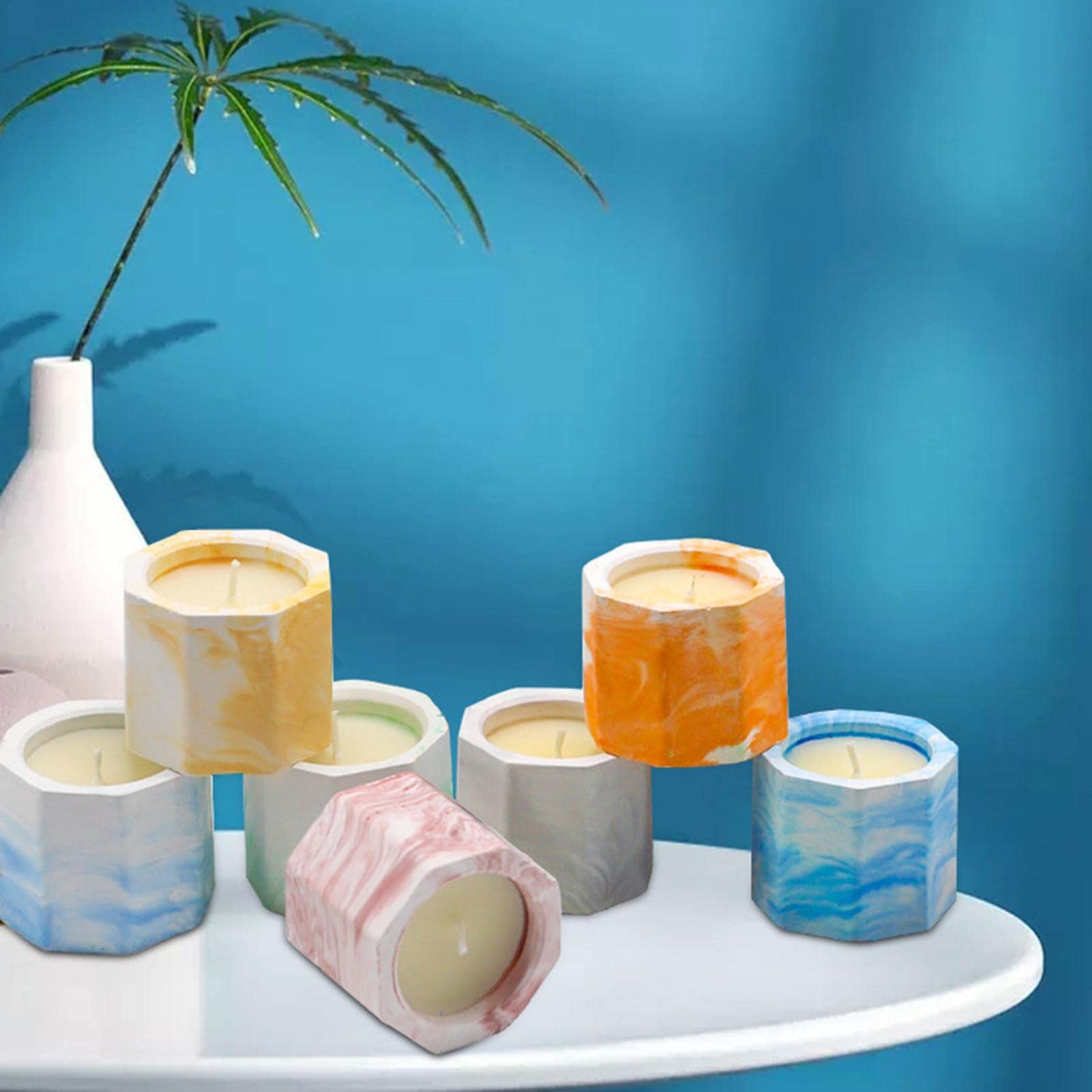 Velas perfumadas for Mujeres, Velas sin Humo de Cera de Soja Natural, Velas sin Humo de 2.5 oz de Larga duración, Regalo de Velas de SOYA perfumada for Mujeres, mamá, baño, Yoga, romántico