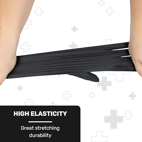 Miniatura 9 de Well Before Guantes de vinilo negros - Guantes desechables sin polvo y sin látex