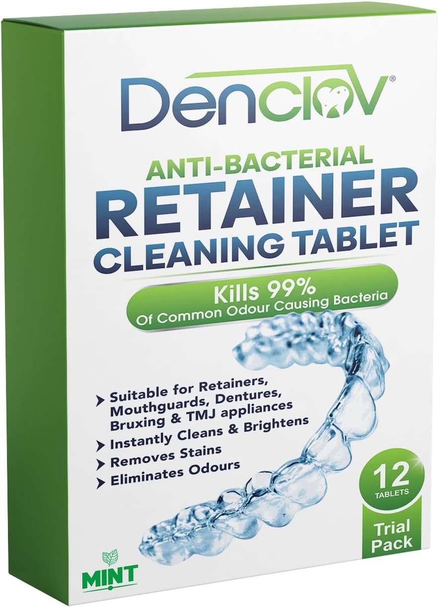 Retainer Cleaning Tablets, Fresh Brite & StainFree, for Invisalign