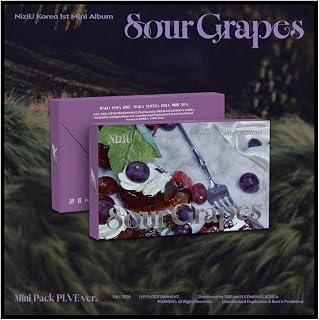 ニジュー NiziU Sour Grapes 1stミニアルバム+予約販売特典 [韓国盤] (Mini Pack PLVE ver.)