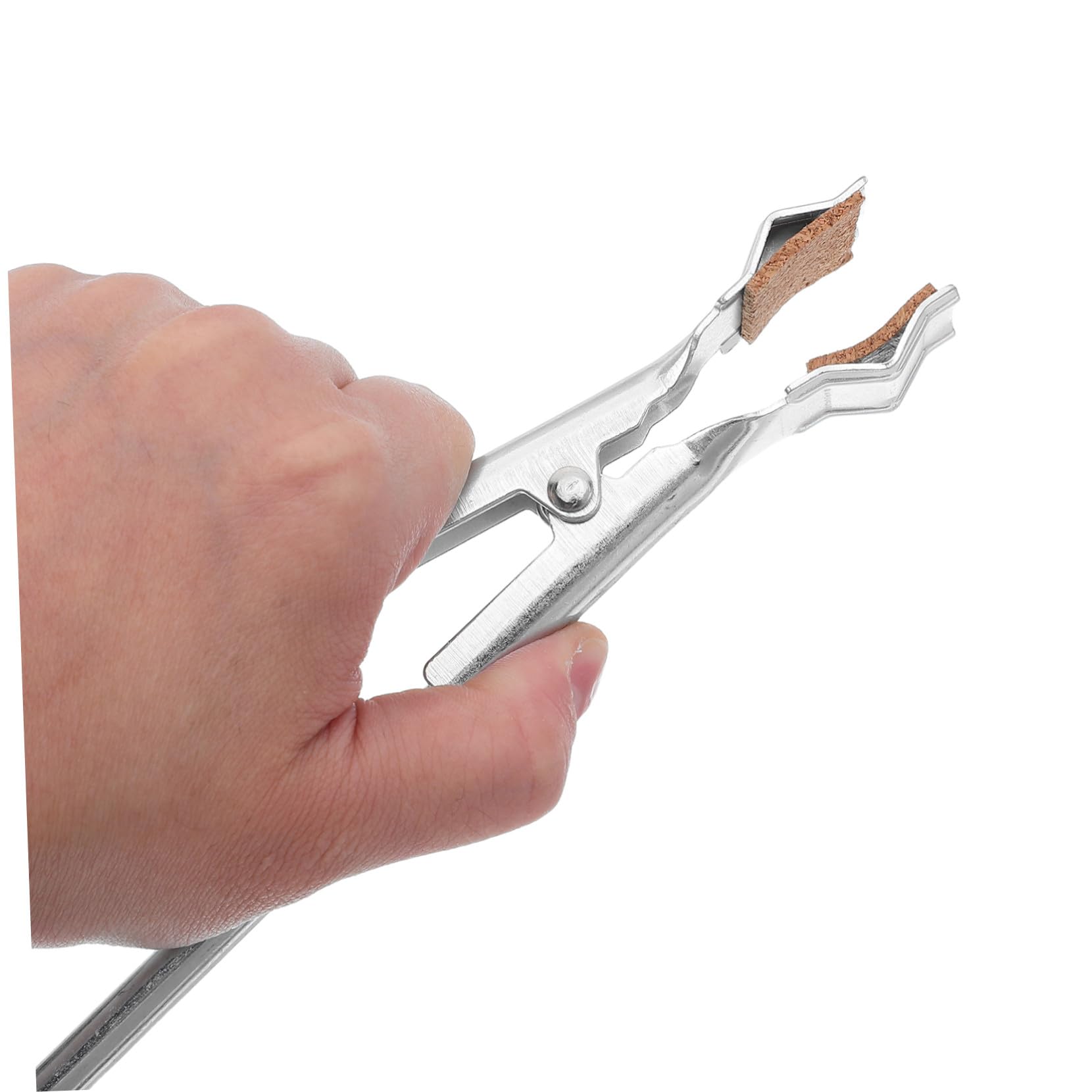 4 Piezas Pinzas de Soporte para Laboratorio de Hierro Abrazaderas Resistentes para Tubos de Ensayo Matraz y Vaso Compatible con Soportes de Anillo para Experimentos Científicos