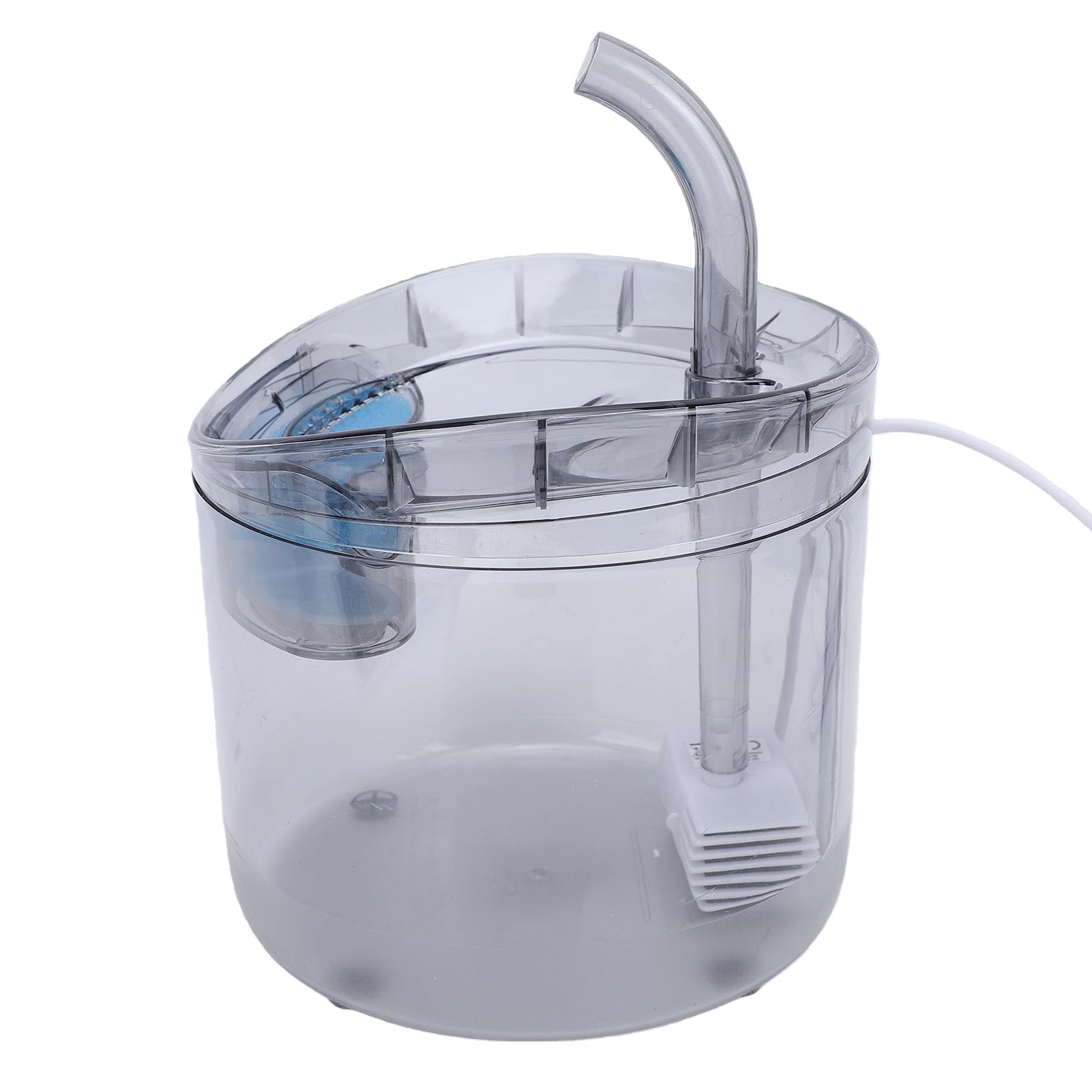 Annadue Solarbetriebener Katzenbrunnen, USB Katze Trinkbrunnen, 2L, für