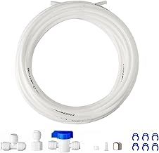 PDR-ICEK 1/4" Water Line Splitter and Reverse Osmosis Refrigerator Ice Maker Tubing