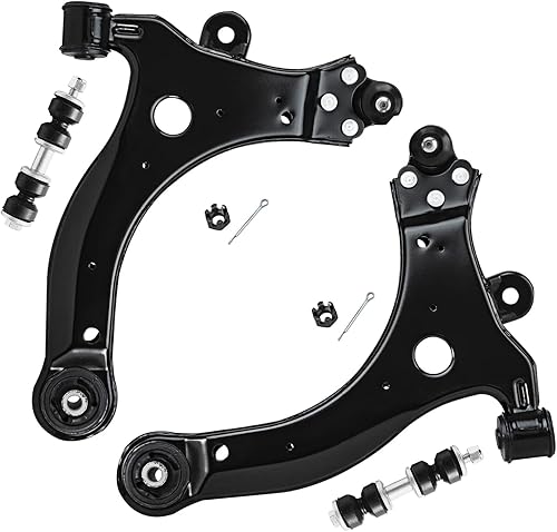 Miniatura 455 de Detroit Axle - Kit de brazos de control delanteros de 4 piezas para Chevrolet Aveo Aveo5 Pontiac G3 Wave Wave5 Suzuki Swift+, 2 brazos de control