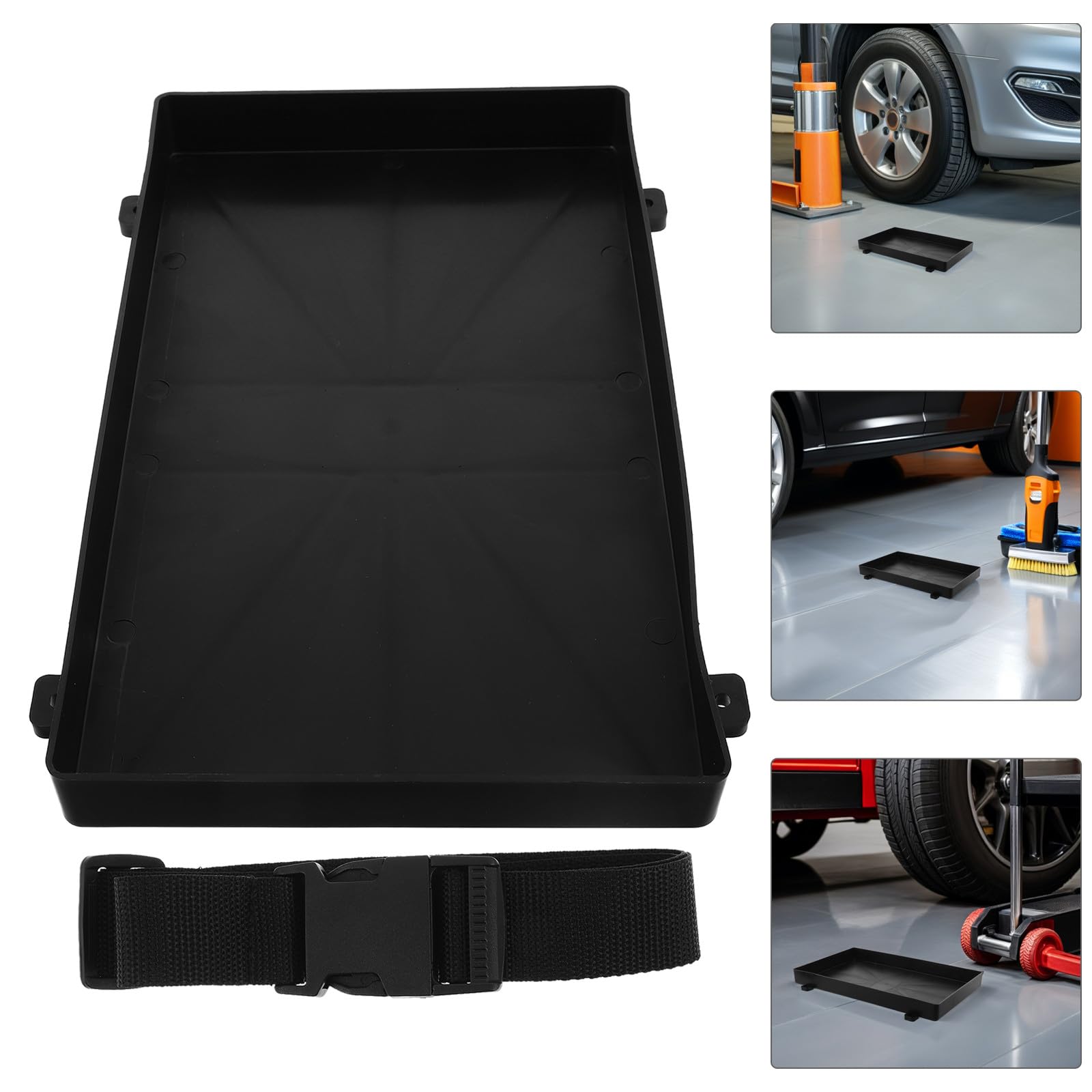 Verstellbarer Batteriehalter für Fahrzeuge und Wohnmobile mit Sicherem Halt Vibrationsdämpfung und Universeller Anwendung bei Wartung und Reparatur