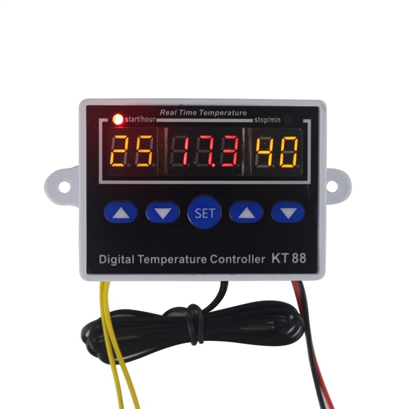 PWANUIGTE Thermostat Digital Temperature Controller 12V 220V LED Regulator Switch Control for Aquarium Incubator Sensor