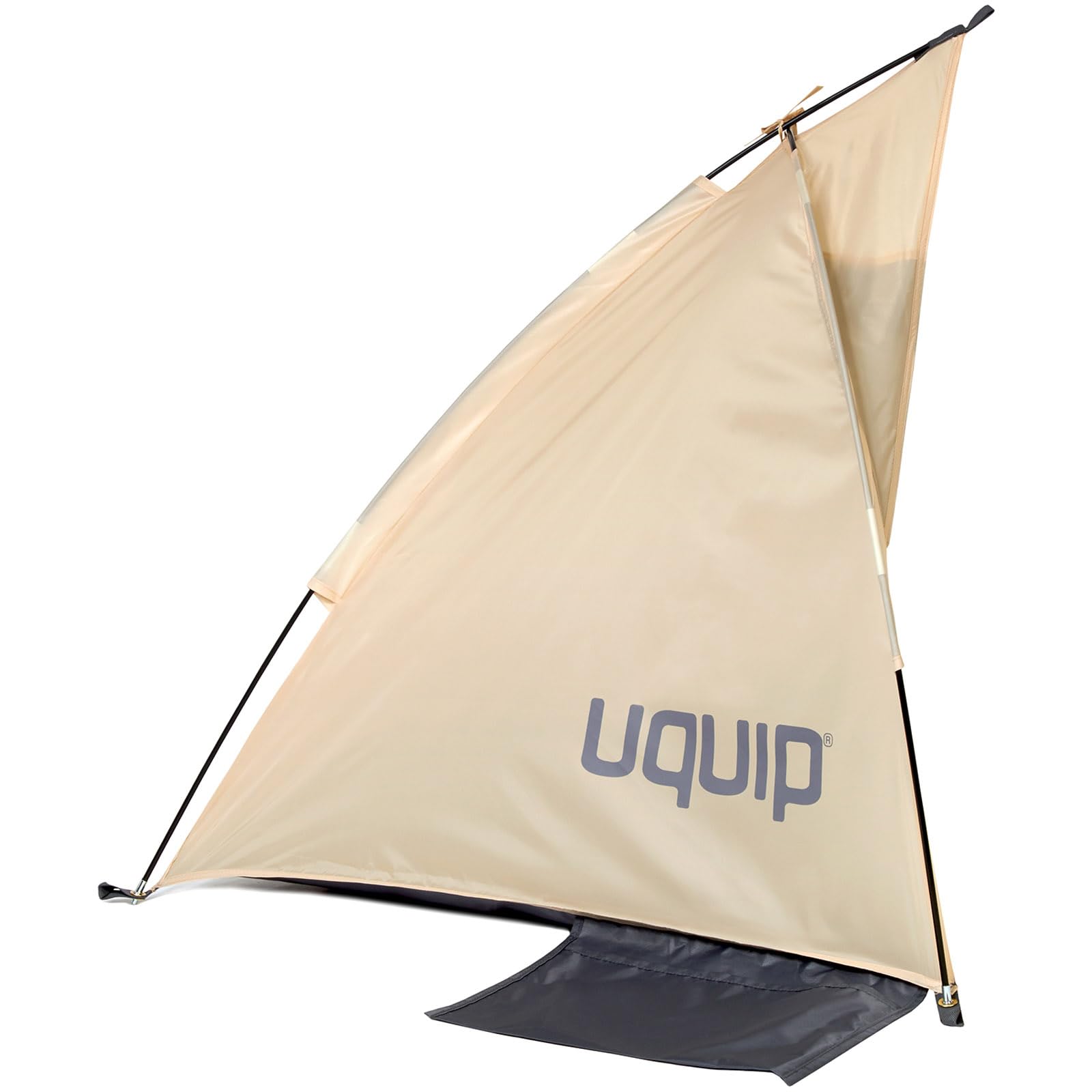 Uquip Tente de plage Shelly Mini sable, 100 x 75 x 80 cm, UPF 50+, pour protéger du soleil, du vent et de la pluie, portable, idéale pour la plage, le camping et les pique-niques