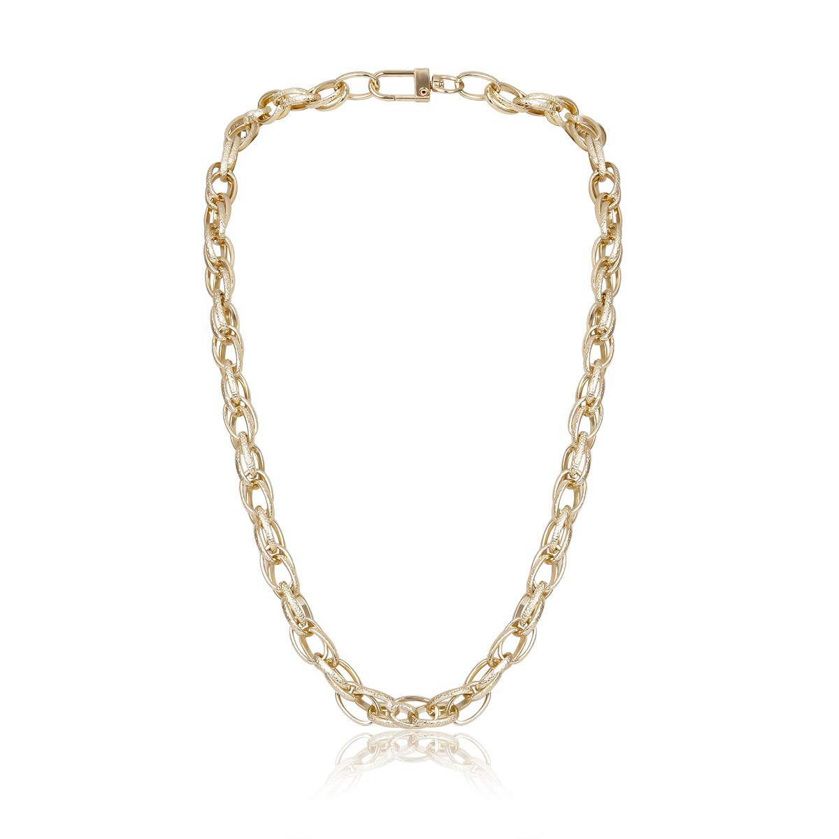 Aaishwarya Solid Gold Plated 10mm Cuban Link Curb Chain Necklace Stainless Steel for Men. (B09PBB4X7D) Amazon Price History, Amazon Price Tracker