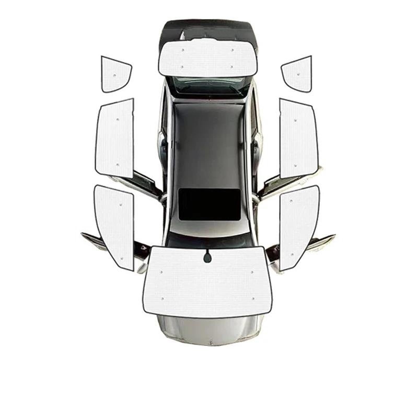 Para RAV 4 Para RAV4 Para LWB Para Vanguard Para XA30 2006~2012 Cobertura Solar Parabrisas Accesorios Para Ventanas Parasol Coche Magnético(All Sunshades)