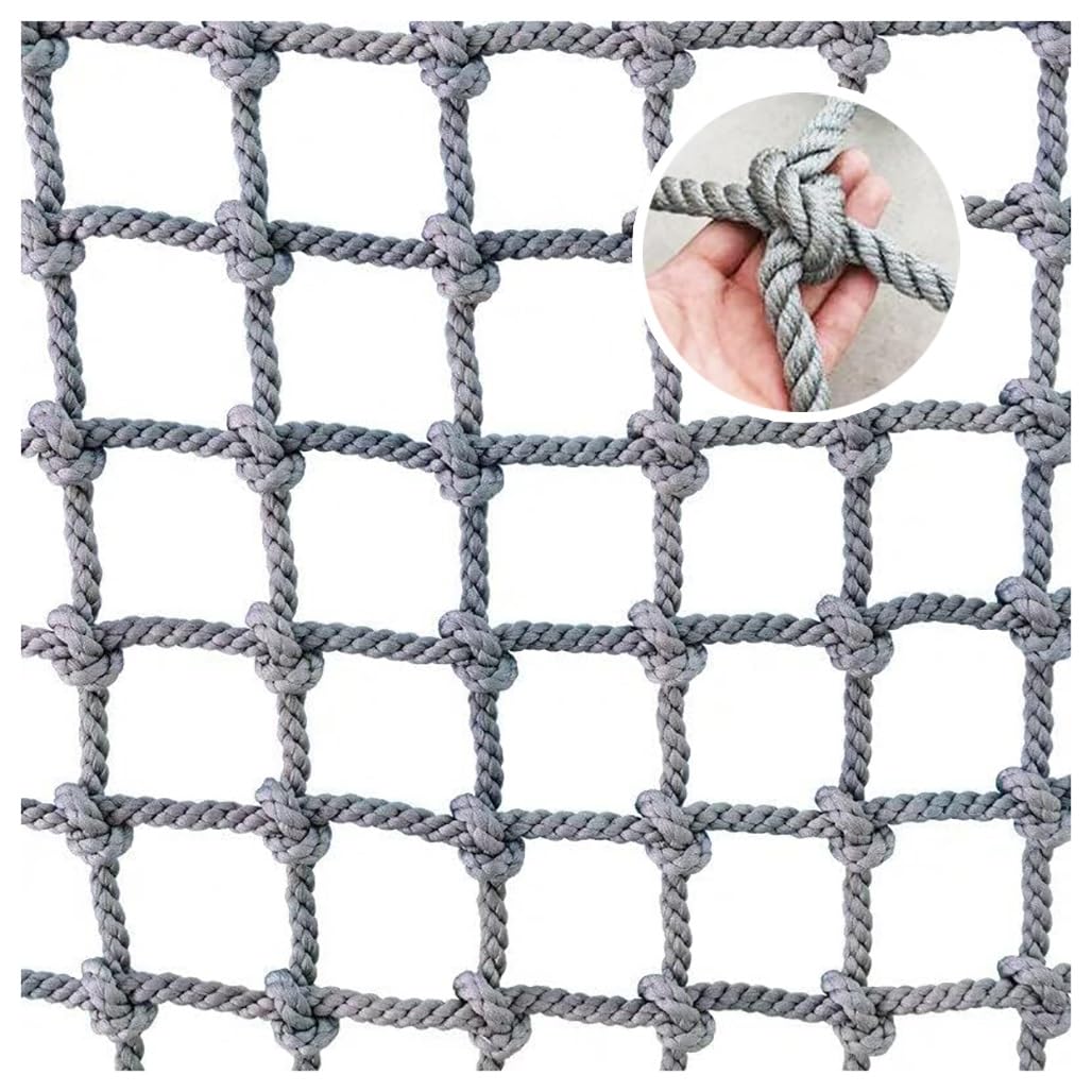 Rete anti-salita per bambini, 10 mm, in nylon, protezione da balcone e giardino, 2 x 3 m, ad alta capacità di carico, barriera di sicurezza per bambini
