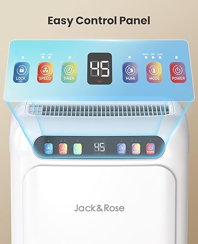 Miniatura 8 de Deshumidificador de sótano de 52 pintas con manguera de drenaje, 3.3 pies, deshumidificador con bomba para dormitorio y baño, Energy Star más