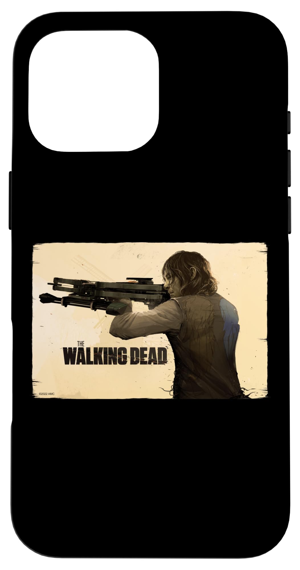 Coque iPhone 16 Pro Max Daryl Dixon Walking Dead pour protection de smartphone - 4