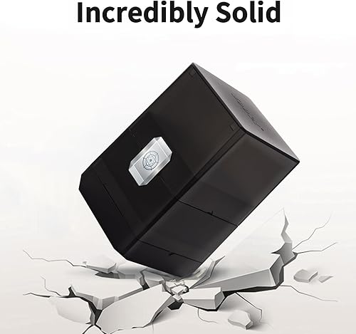 Miniatura 3 de Sooez Caja de cartas MTG resistente con almacenamiento de dados, más de 100 casos de baraja Boulder, soporte perfecto para MTG CommanderYuGiOhTCG y