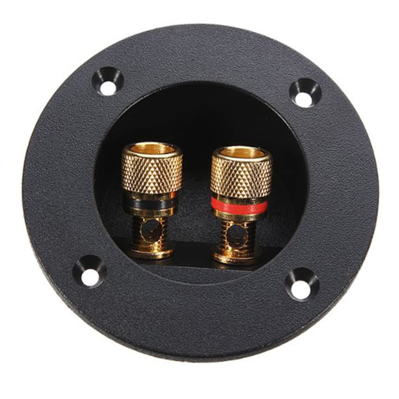 POPETPOP 3Pcs Speaker Terminal Connector Car Stereo Binding Post with Plated for Secure Subwoofer Connections Compatible with Banana Plugs and Bare Wire