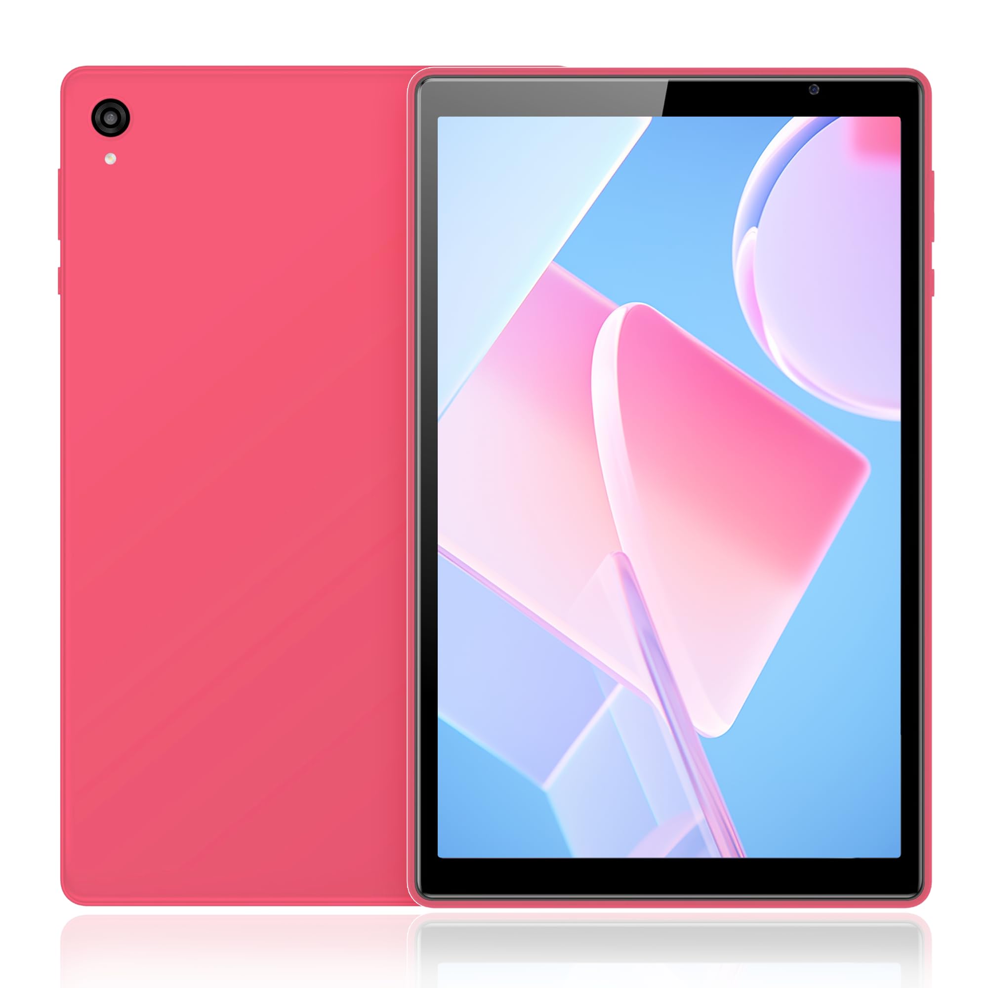 Veidoo Android 15 Tablet, 10.1 Inch Tablet with 3GB RAM 64GB ROM Octa Core Processor, 5G WiFi, 1280x800 IPS FHD Touch Screen, 2MP+5MP Camera, Face Recognition Eye Protection Mode (Rose Pink)-image-36