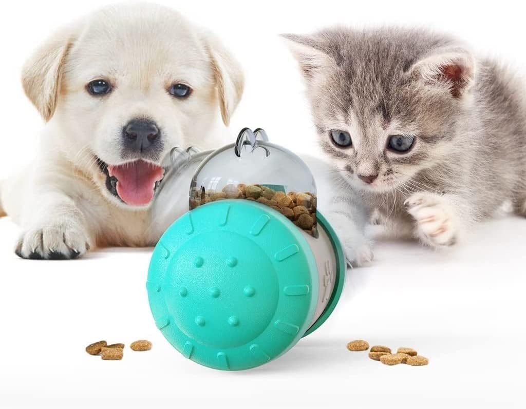 YIRENZUI Cat Toys Interactive Swing Bear Food Leaker Multifunctional Food Dispensing Toy Catnip Ball Teaser Cats Products Cat Accessories Stimulate The Cat's Curiosity