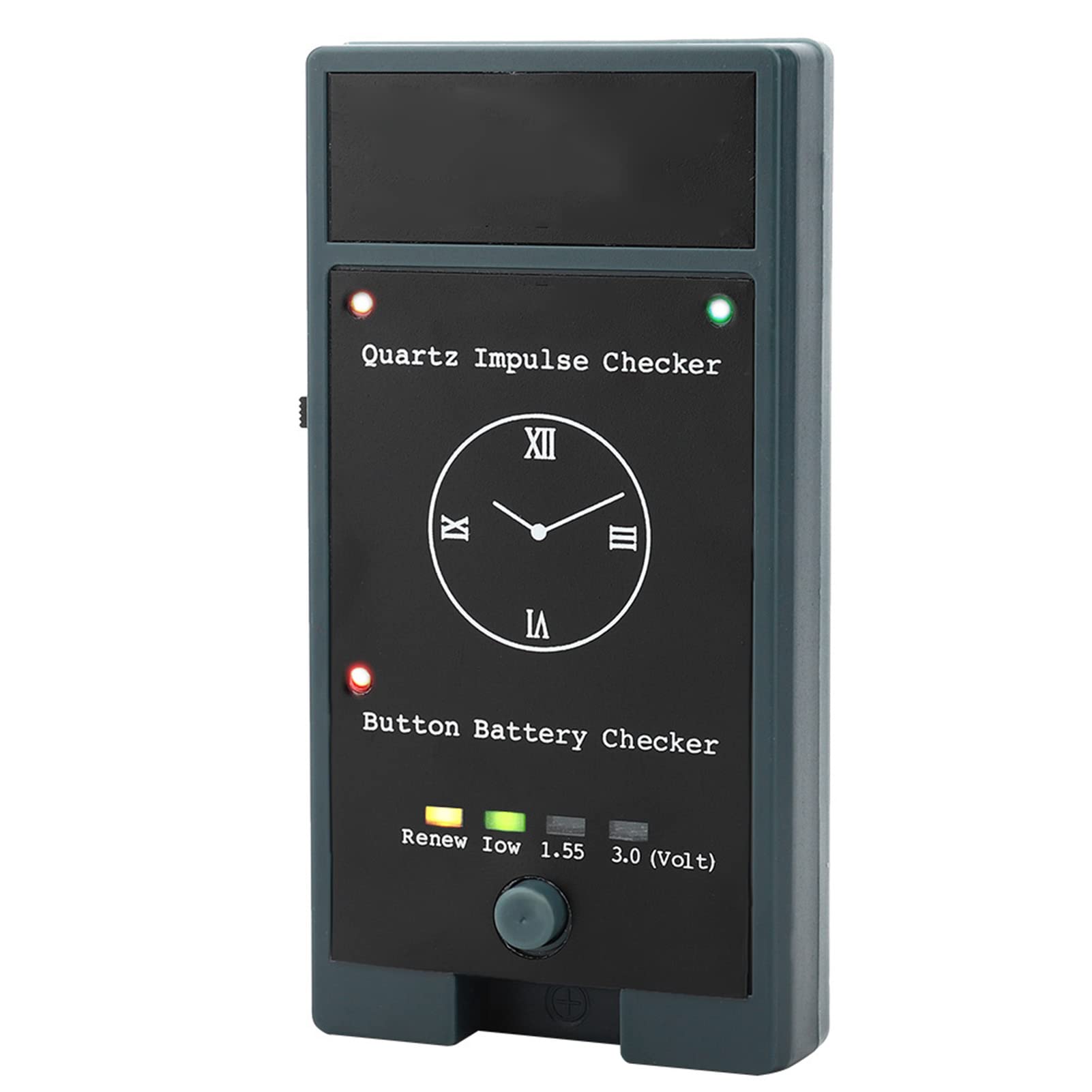 Tester della batteria dell'orologio, misuratore della batteria a bottone portatile Tester della corrente di tensione della cella Accessori per la riparazione dell'orologio