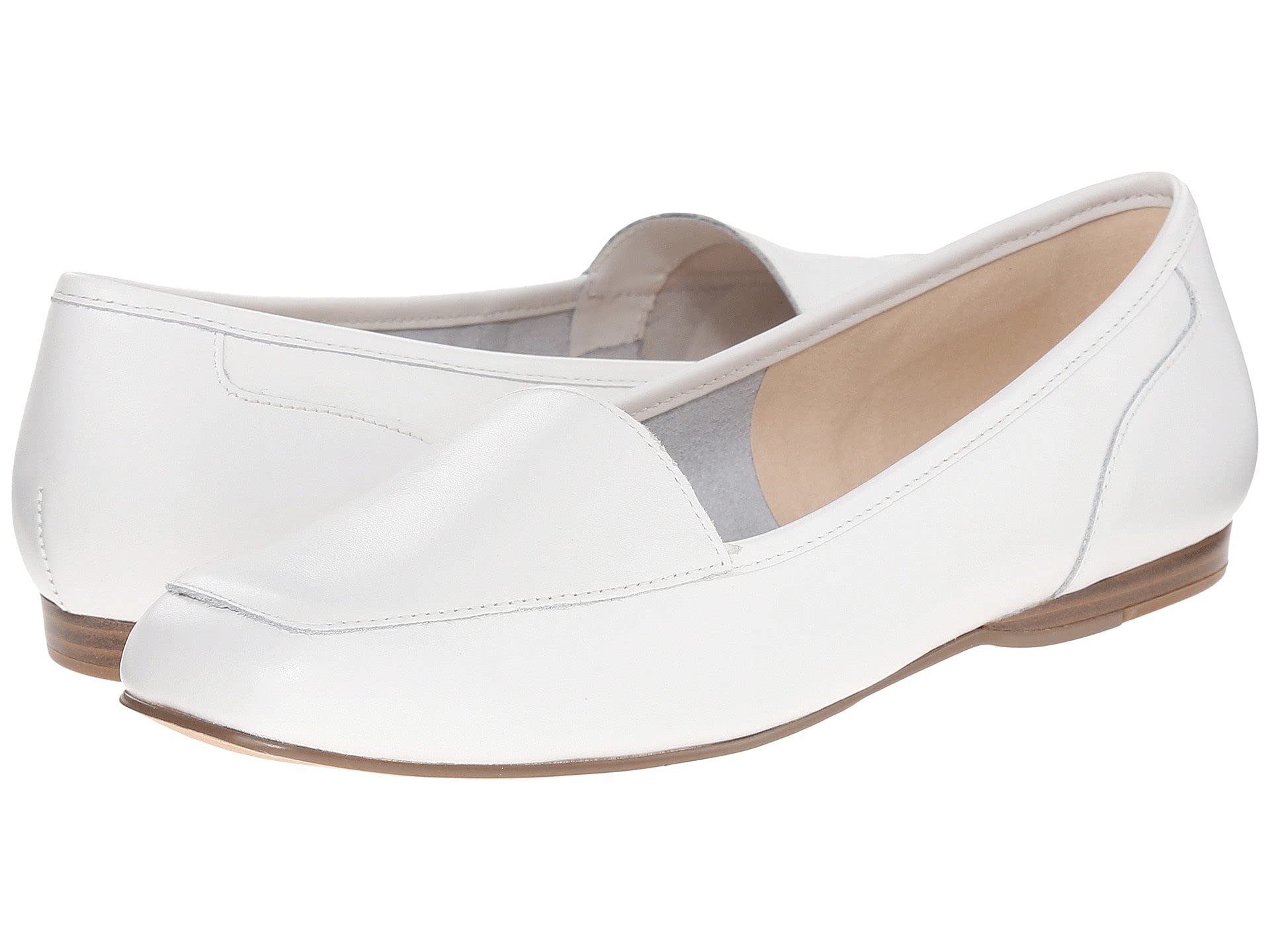 Bandolino Women's Liberty 10 Wide White Leather