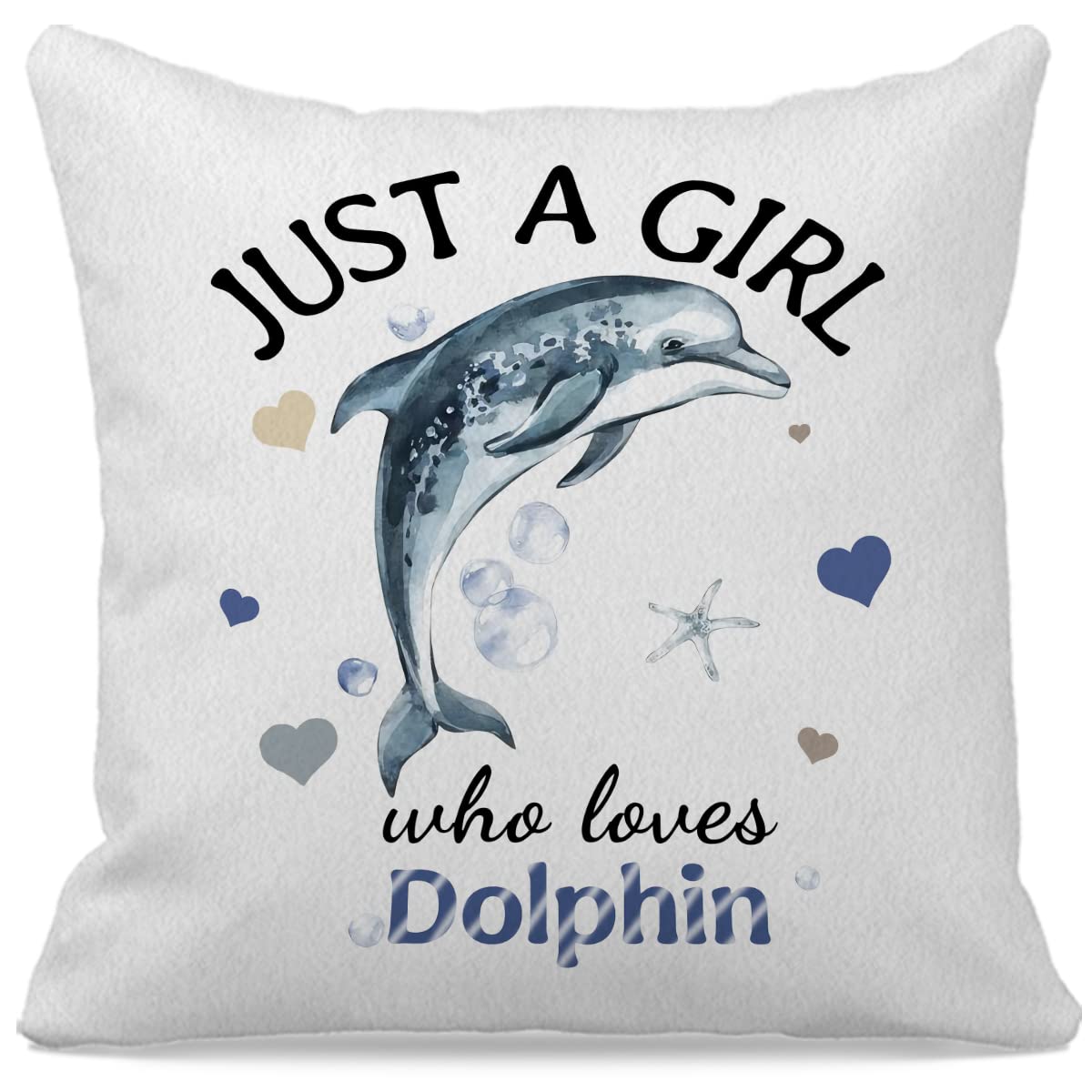 Dolphin Gifts: Decor & Pillow Covers (18x18), Office Supplies