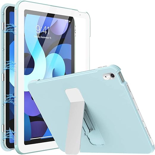 Amazon Co Jp Ipad Air 4 ケース クリア 強化ガラス付き 10 9インチ マグネット吸着式 全面保護 一体型 磁石止め式 アルミ合金金属 スタンド 安全 ロック スタンド 付き アイパッド Air 第4世代 ケース Ipadair4 10 9インチ オレンジ パソコン 周辺機器