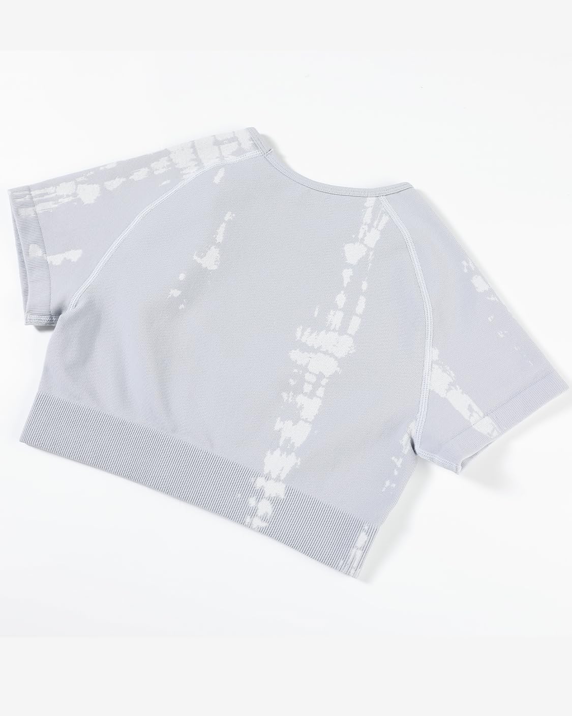 AUROLA Serpent Snake Seamless Workout T-Shirts for Women,Short Sleeve Crop Top Gym Yoga Athletic Shirts Tee - Image 3