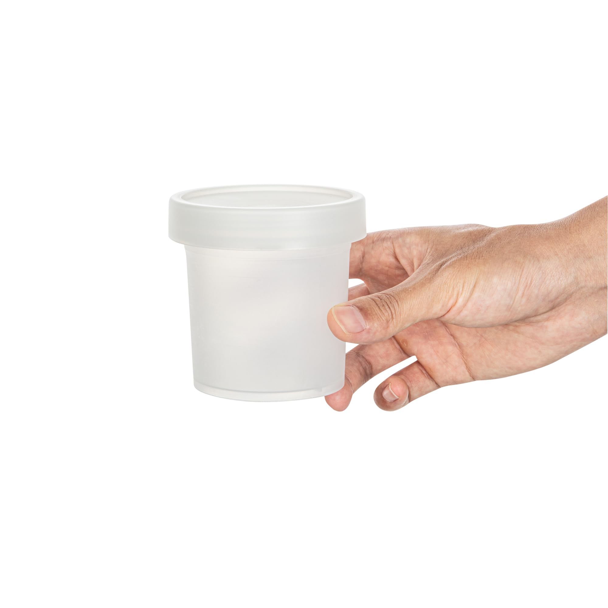 Restaurantware - Mini tazas de postre redondas de 10 onzas, 100 tazas desechables para pudín con tapas, duraderas, apilables, tazas de parfait de plástico transparente con tapas, para llevar postres y